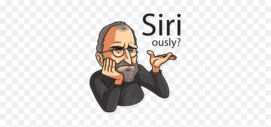 Steve - Steve Jobs Cartoon Png Emoji,Steve Jobs Find The Emoji
