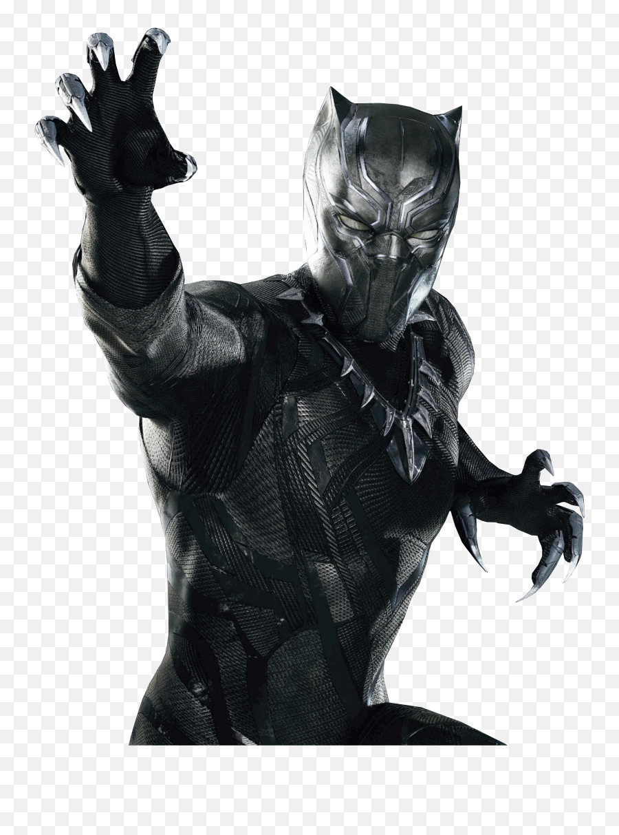 Civil War Render Comments - Black Panther No Background Transparent Background Black Panther Png Emoji,Black Panther Emoji