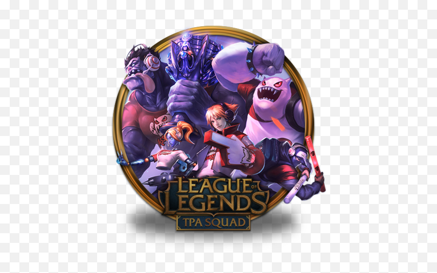 Tpa Squad Icon League Of Legends Gold Border Iconset Fazie69 - Mobile Legends Heroes Png Emoji,Squad Emoji
