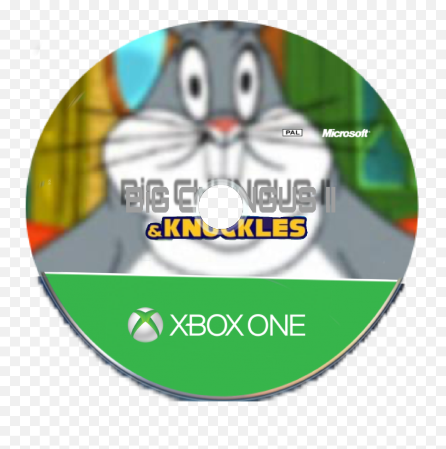 Big Chungus 2 Xbox One Disk Freetoedit - Label Emoji,Xbox One Emoji