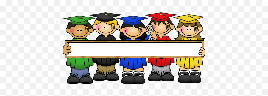 Graduation Clipart Preschool - Pre K Graduation Clipart Emoji,Graduation Emoticon