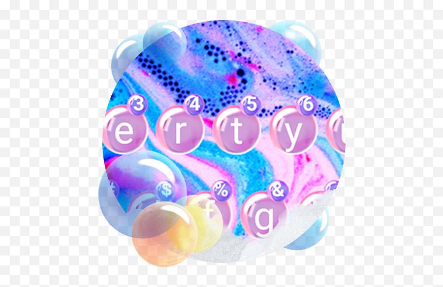 Colorful Bath Bubbles Tema Del Teclado - Apps En Google Play Circle Emoji,Emoticonos Graciosos