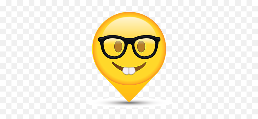 10 Best Map Marker Smiley Graphics - Nerd Emoji Png,Emoji Marker