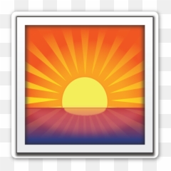 Sunrise - Sunrise Emoji Png,Ticket Emoji