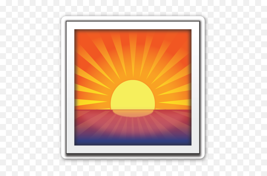 Sunrise - Sunrise Emoji Png,Ticket Emoji
