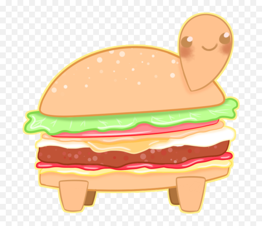 Cheeseburgerturtle - Clip Art Emoji,Emoji Hamburger