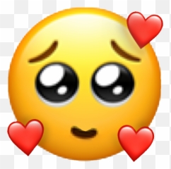 Anime Emoji Heart Cry Cricri Sad - Cute Emojis,Anime Emoji