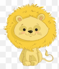 Cartoon Cute Lion Clipart Free Download Transparent Png - Cute Lion Clip Art Png Emoji,Lion Emoji