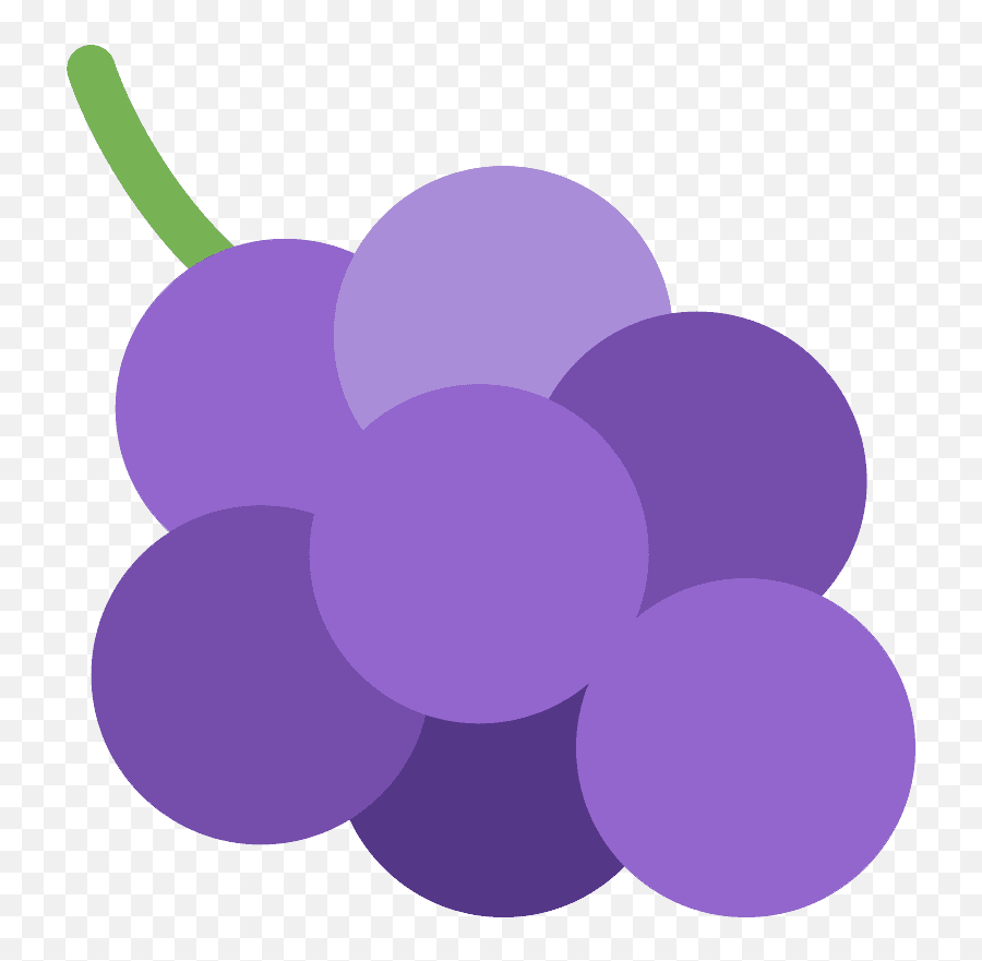 Grapes Emoji Clipart - Grape Emoji Png,Pear Emoji