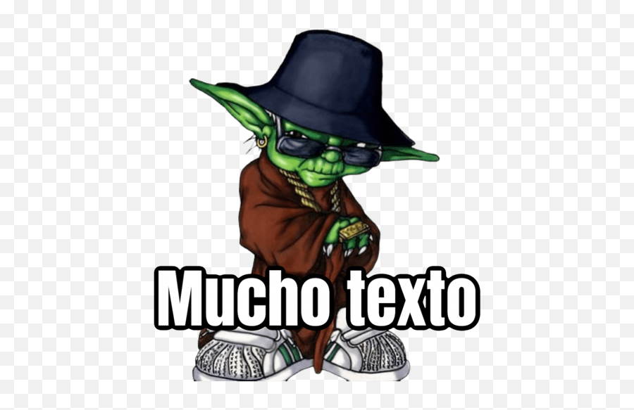 Yoda Mucho Texto - Mucho Texto Emoji,Emoticonos Para Twitter