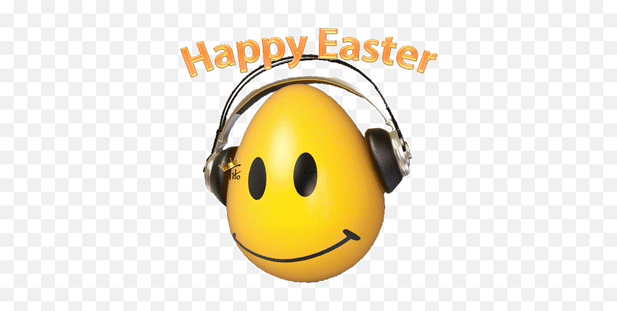 Dancing Easter Egg With Headphones - Easter Egg With Headphones Emoji,Easter Emoji
