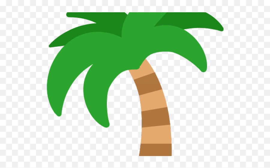 Palm Tree Emoji Without Background - Smiling Palm Tree Clip Art,Emoji Tree