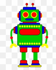 Robot Clipart Transparent Background - Clipart Image Of Robot Emoji,Emoji Robot