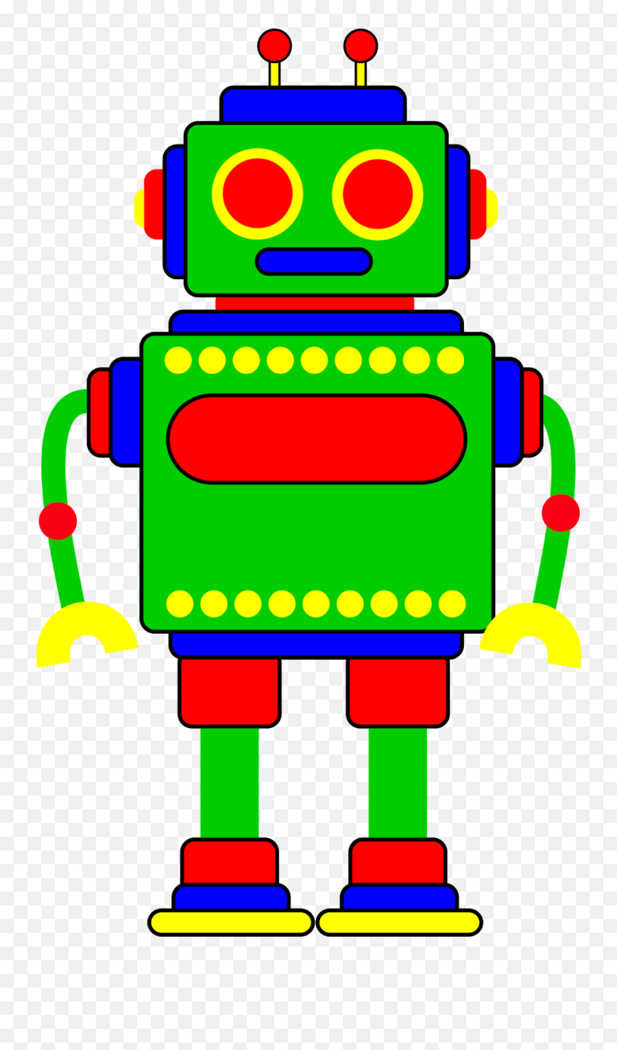Robot Clipart Transparent Background - Clipart Image Of Robot Emoji,Emoji Robot