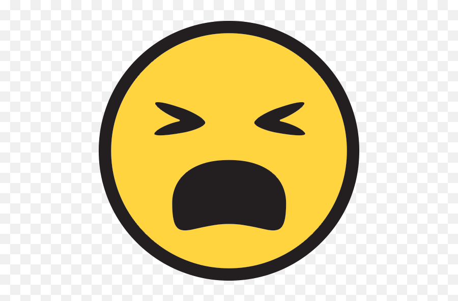 You Seached For Surprised Emoji - Anguished Face Emoji,Fear Emoji