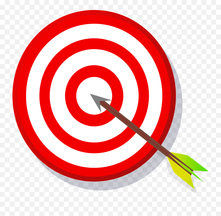 Bulls Eye Aim Arrow Target Hit - Target Clip Art Emoji,Space Needle Emoji