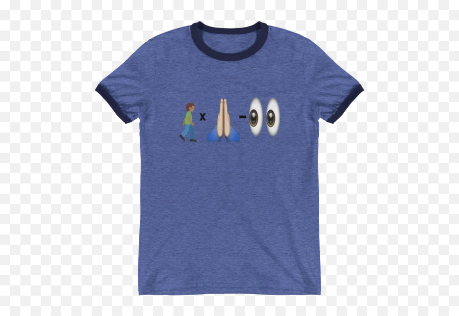 Walk By Faith Not By Sight Emoji - Google Bike T Shirt,Emoji Tee