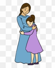 How To Draw A Mother Hugging A Daughter - Step By Step How To Draw A Mother Emoji,Mom Emoji