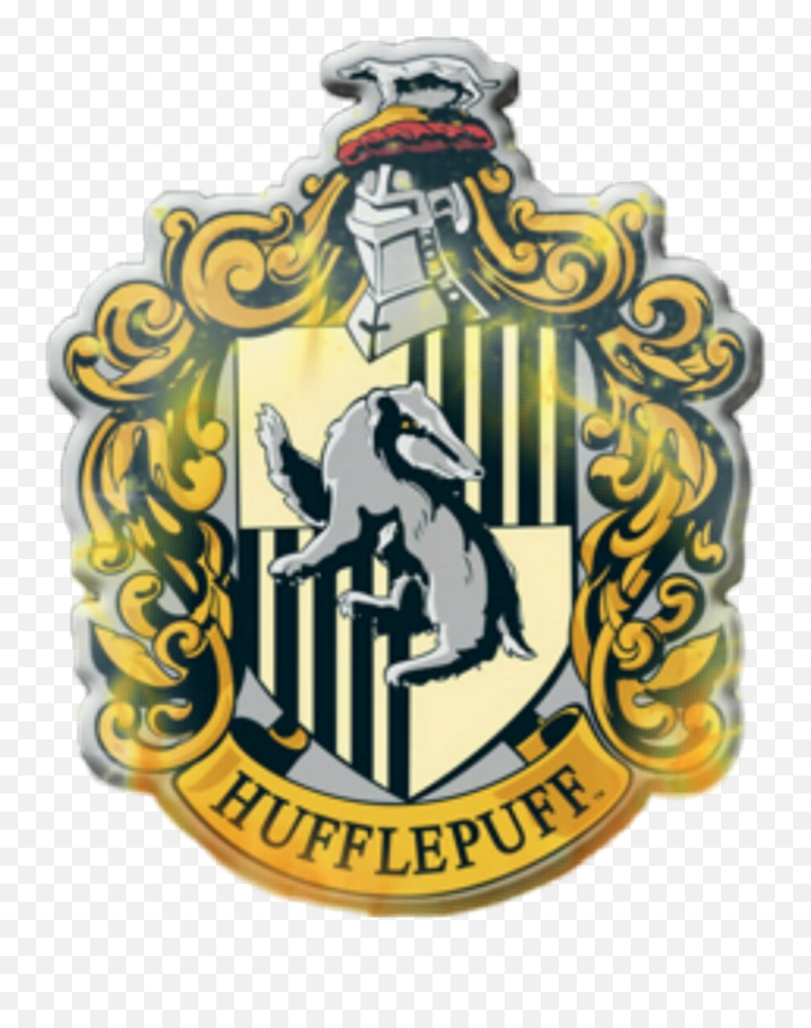 Hufflepuff Hogwarts Harrypotter Logo - Harry Potter Hufflepuff Emoji,Hufflepuff Emoji