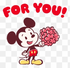 Disney Mobile Apps And Games Introduce Valentines Day - Happy Valentines Day Mickey Mouse Emoji,Valentine Emoji