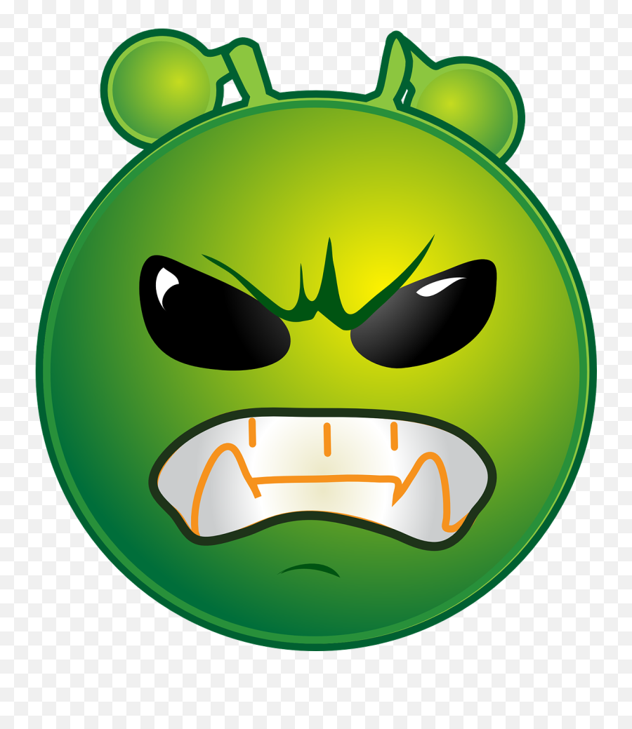 Free Image - Smiley Alien Angry Emoji,Crazy Emoji