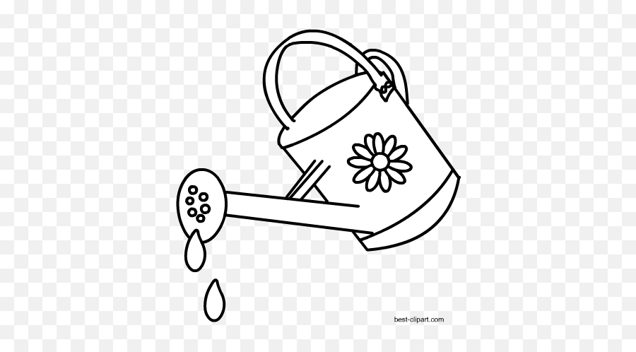Free Spring Boho Clip Art - Cartoon Watering Can Clipart Emoji,Watering Can Emoji