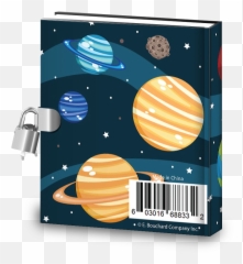 Space Kids Diary With Lock - Illustration Emoji,Ink Pen Emoji