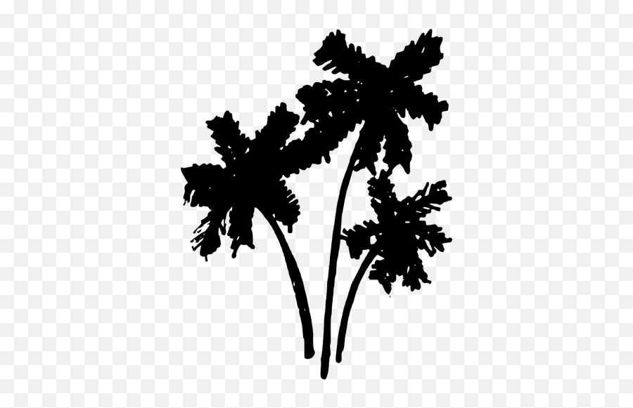 Palms Siluett - Summer Png Black And White Emoji,Palm Tree Emoji