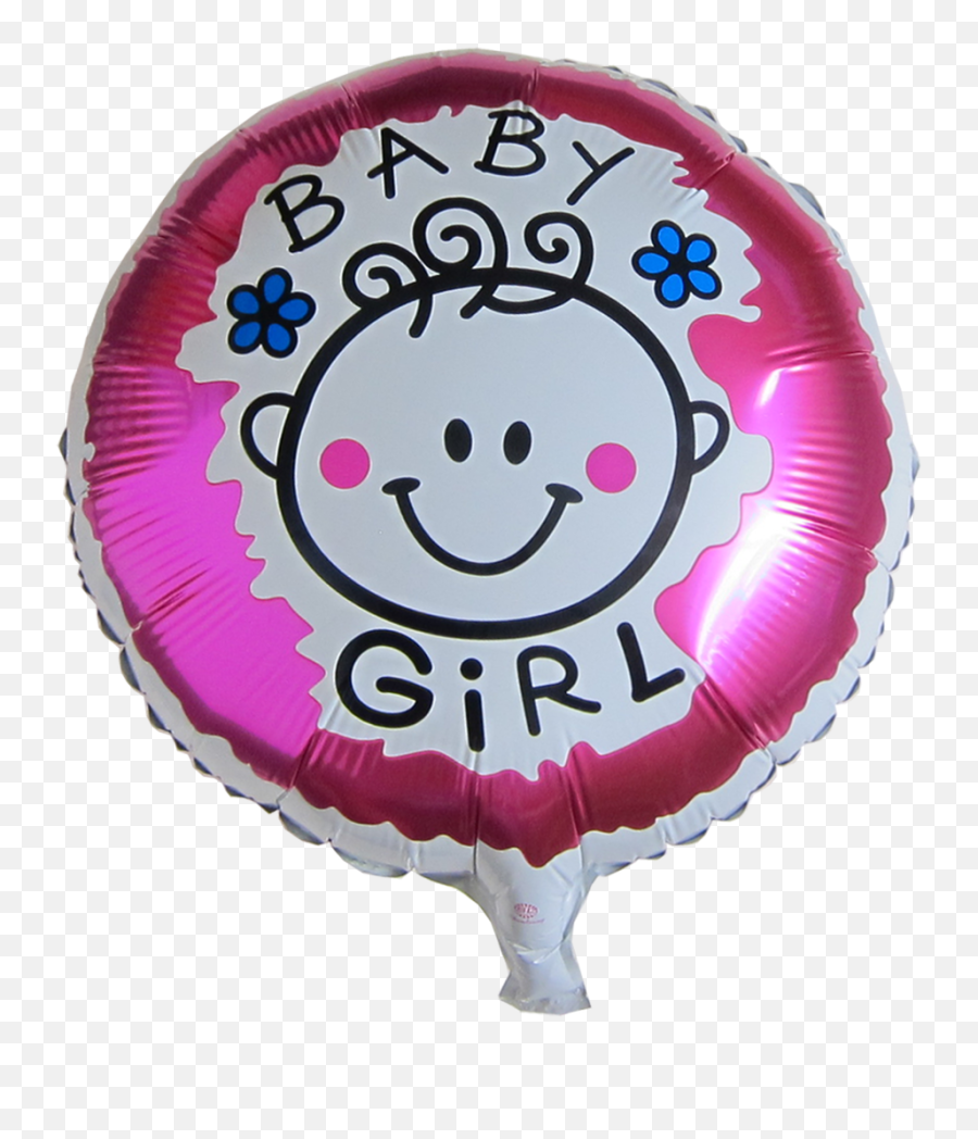 Round Baby Shower Mylar Balloon A Emoji,Shower Emoticon