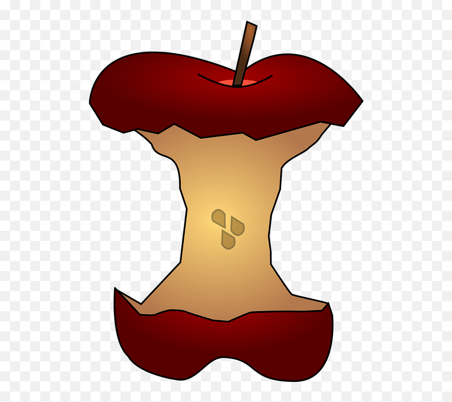 Pomme Images Vectorielles - Eaten Apple Clip Art Emoji,Iphone 6s Plus Emojis