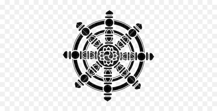 Wheel Of Dharma Transparent - Dharma Wheel Emoji,Wheel Of Dharma Emoji