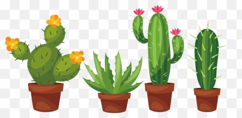 Image Freeuse Library Png Files - Cactus With Flower Drawing Emoji,Cactus Emoji Facebook
