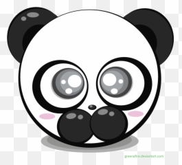 Panda Emoji Clipart - Bear Vector By Greenafire