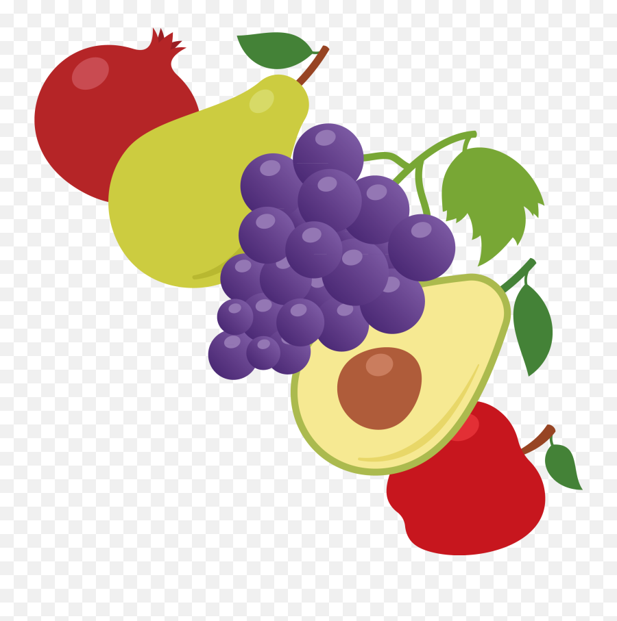 Grapes Clipart Purple Apple - Clip Art Emoji,Grape Emoji