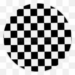 Circle Checker Checkers Checkered - With Checkerboard Emoji
