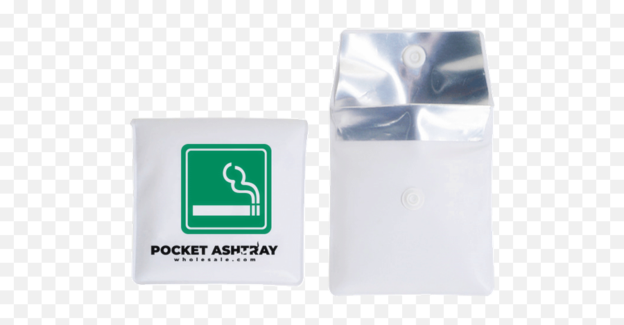 Wholesale Smokeless Ashtray - Pocket Ashtray Wholesale Label Emoji,Cigarettes Emoji