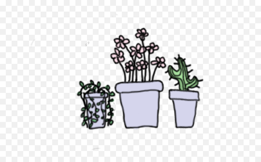 Plants - Aesthetic Plant Drawing Emoji,Succulent Emoji