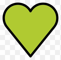 Green Heart Emoji Clipart - Double Arrow