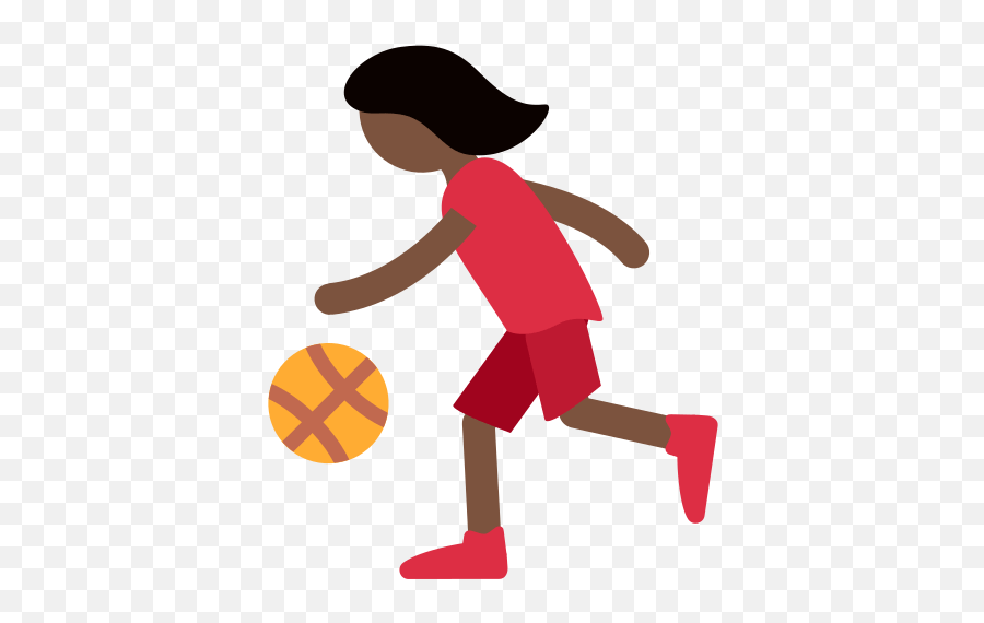 Woman Bouncing Ball Emoji With - Bouncing A Ball Clipart,Soccer Emoji