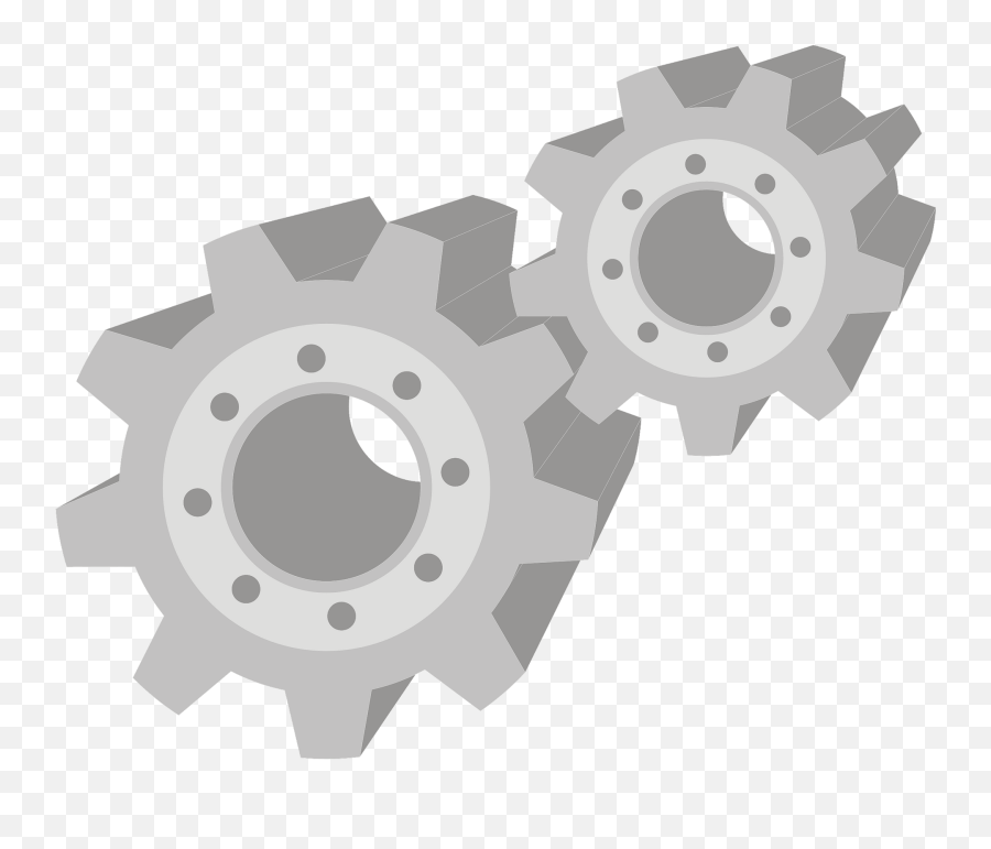 Gears Clipart - Gear Clip Art Emoji,Gear Emoji