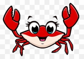 Red Crab Stickers - Cute Crab Emoji,Crab Emoji Meme