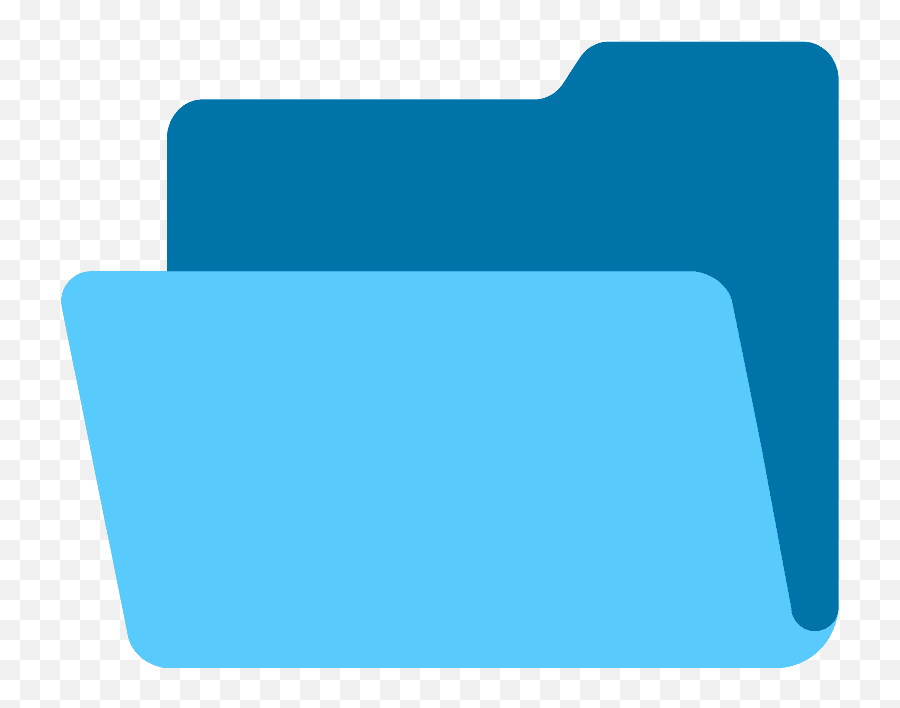 Open File Folder Emoji Clipart Free Download Transparent - Horizontal,Emoji Clipboard