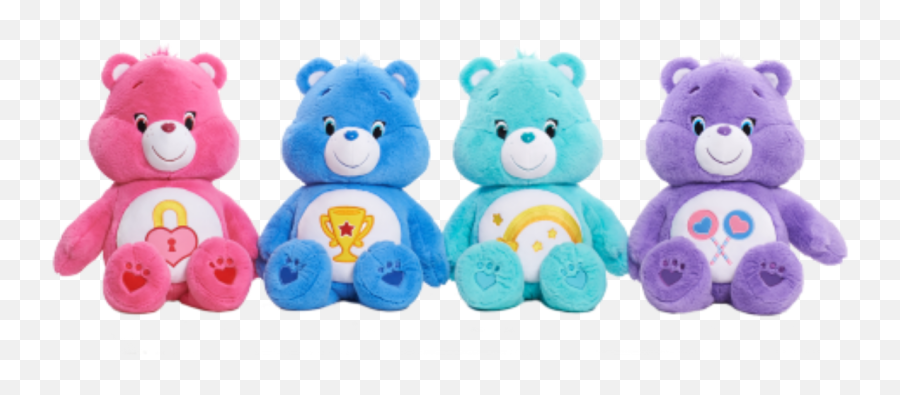 Carebears Plush Toy Stuffed Sticker - Care Bears Emoji,Emoji Plush Toys