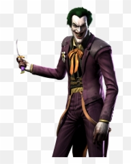 Batman Joker Transparent Background PNG SVG Clip art for - Injustice Emoji
