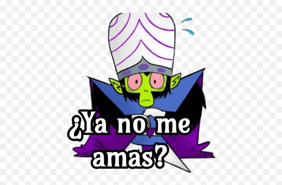 Mojo Jojo Celoso Posesivo - Sticker Mojo Jojo Emoji,Mojo Emoji