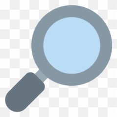 Magnifying Glass Tilted Right Emoji Meaning And Pictures - Magnifying Glass Emoticon,Nut Emoji