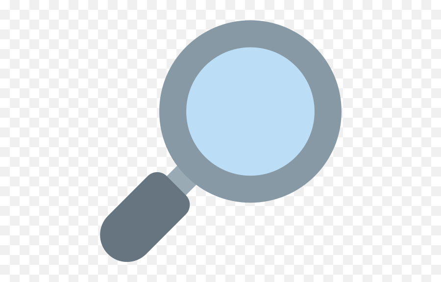 Magnifying Glass Tilted Right Emoji Meaning And Pictures - Magnifying Glass Emoticon,Nut Emoji