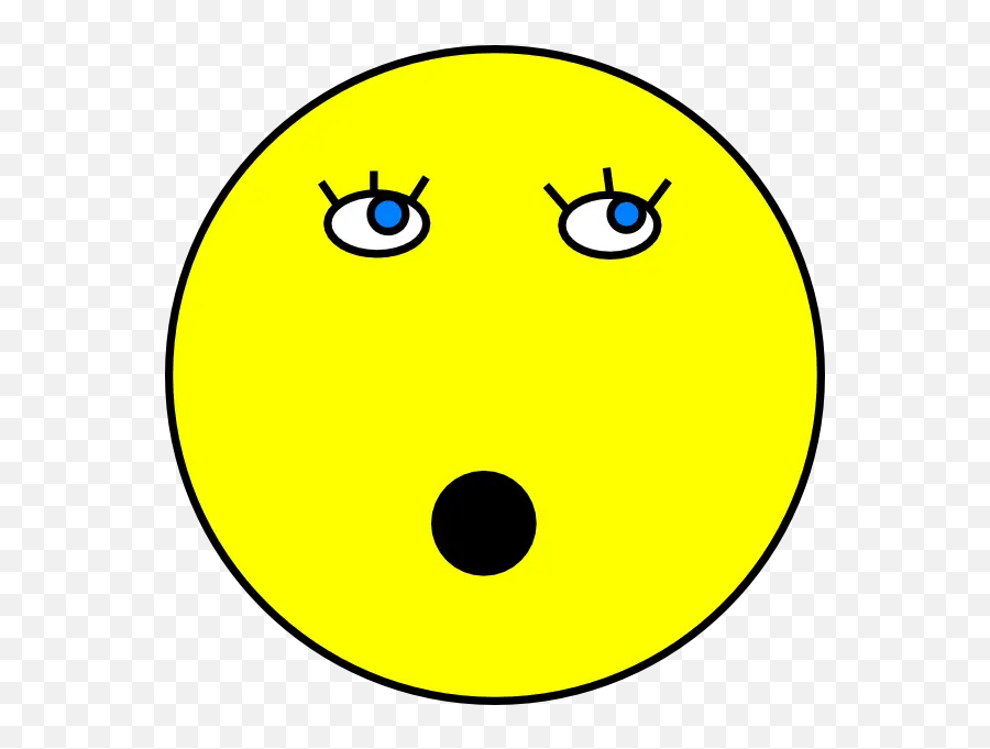 Picture Of Shocked Face - Wifi Logo Png Yellow Emoji,Shocking Face Emoticon