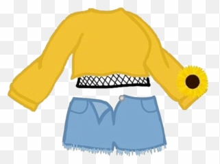 Fishnet Yellow Sunflower Jeanshorts - Sunflower Emoji,Fishnet Emoji