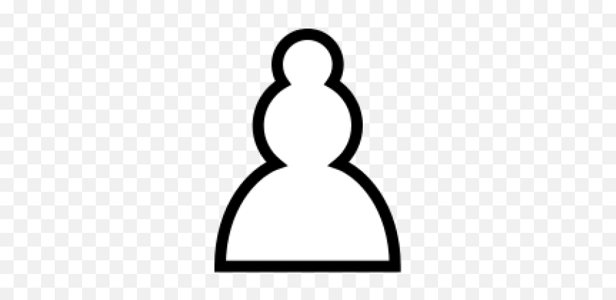 Lil Wite Square - Pawn Chess Transparent Emoji,Pawn Emoji